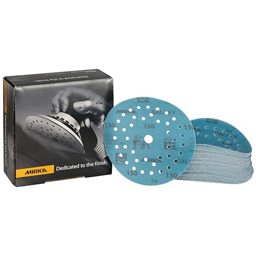 Mirka papel de lija Galaxy 125mm cierre adhesivo grano 150 50 uds