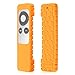 Fintie Protective Case for Apple TV 2 3 Remote Controller - CaseBot (Honey Comb Series) Light Weight (Anti Slip) Shock Proof Silicone Sleeve Cover, Orange