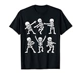 Dancing Skeletons Dance Challenge Boys Girl Kids Halloween  T-Shirt