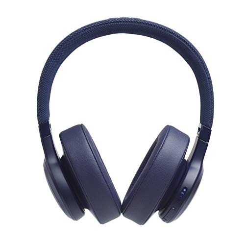 JBL Live 500BT Wireless Over-Ear Voice Enabled Headphones with Alexa (Blue)