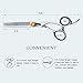 Hair Thinning Scissors Professional Teeth Shears ULG 6.5 inch Texturizing Haircut Scissor Japanese Stainless Steel with Fine Adjustable Tension Screw for Salon Barber Hairdresser