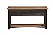 Martin Svensson Home Rustic Sofa Table, Antique Black and Honey Tobacco
