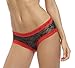 Sofishie Ruffle Back Midnight Bow-Tie Panties - Black 2 - Small