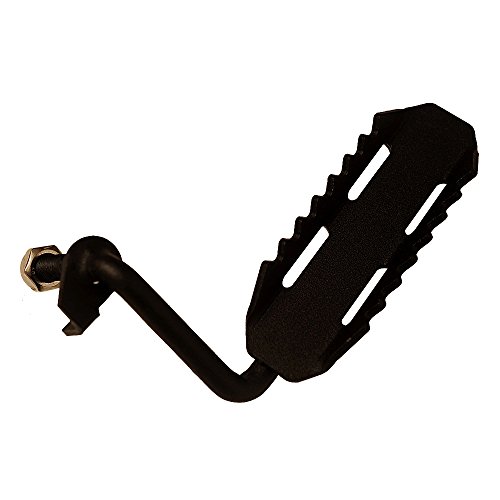 DIYTUNINGS A Pair of Exterior Black Metal Foot Pegs for Jeep Wrangler JK JKU Unlimited Rubicon Sahara X Sport Accessories Parts 2007 2008 2009 2010 2011 2012 2013 2014 2015 2016 2017