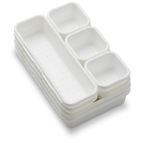 Interlocking Bin Pack (White, 8 pieces)