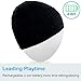 Mydeal Washable Winter Mens Womens Hat Bluetooth Beanie Running Cap with Wireless Stereo Headphones Mic Hands Free Rechargeable Battery Compatible with Cellphones iPhone Android Laptop Tablet - Black
