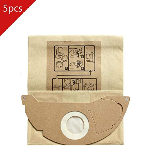 5pcs Universal Hepa Pager Microfiber dust Bags for KARCHER Vacuums Cleaner Parts MV2 WD2.000-WD2.399 A2000-A2099 WD2.250 A2004