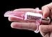 Sex Toy for Women Men Lover Couple Mini Bullet Vibrating Finger Finger Massager Thumb StyleTickler Vibrating Fun Fingertip Vibe Lip Mouth Tongue Stimulate Body Care Finger Ring (Pink)