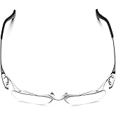 FONEX Pure Titanium Glasses Frame Men Semi Rimless Square Eyeglasses Eyewear DTX416