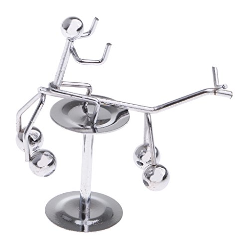 image for MonkeyJack Metal Craft Perpetual Balance Art Motion Toy Figurine Stain