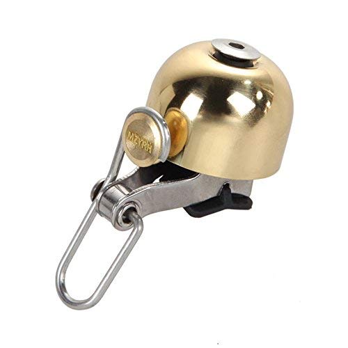 Vintage Bike Bell Cycling Horn For Mountain Bike Road Bike, Mini Retro Bicycle Ring Bell Bike Horn, Bell Ding Clear Loud, Easy To Install, Great Bike Accessories For Adults Girls Kids (Glod) - Thumbnail 7