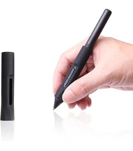 Wacom Pilot Dr. Grip Digital Pen - Ergonomic Stylus For Wacom Tablets (Black)