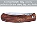 Oerla EDC Small Pocket Folding Knife with Rosewood Handle Razor Style Every Day Carry Survival Tactical Camping Hunting Folding Knives