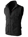 H2H Mens Casual Work Utility Hunting Travels Sports Vest With Multiple Pockets