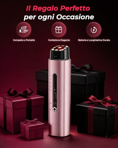 Professional Radiofrequency Face, Clinically Proven Effectiveness, Microcurrent Facial Massager, Anti-Wrinkle, Anti-Aging, Anti-Acne, Lifting and Firming for Face and Neck