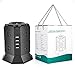 Vertical Power Strip, EletecPro Tower Extension Lead Smart Socket 2M/6.6ft With Surge Protection Overload Protection 8 Way Outlet and 4 USB (5V/4.5A ) Charging Ports Stations Cord Fireproof