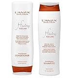 Lanza Healing Volume Thickening Shampoo 10.1 oz & Conditioner 8.5 oz DUO