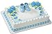 Blue Baby Booties Decoset ~ Cake Topper