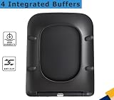MASS DYNAMIC Square Soft Close Toilet Seat, Quick Release, Top Fixing, Easy view 5