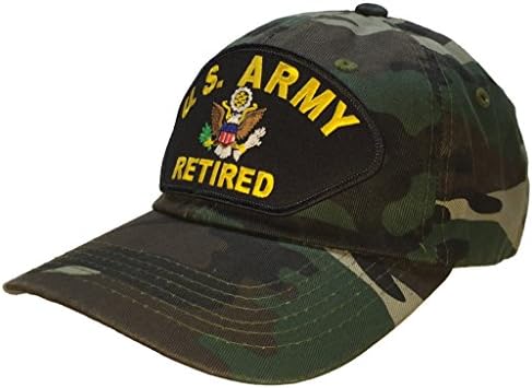 U.S. Army Retired Hat Ball Cap 100% COTTON CAMO