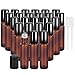 24 Pack,10 ml Amber Glass Roller Bottle Bottles with Removable Stainless Steel Roller Ball.Designed for Essential Oil,Perfume Oils and Mosquito repellent liquid.
