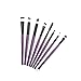 Lookatool 8Pcs Cosmetic Eyebrow Eyeshadow Brush Makeup Brush Sets Kits Tools (Purple)