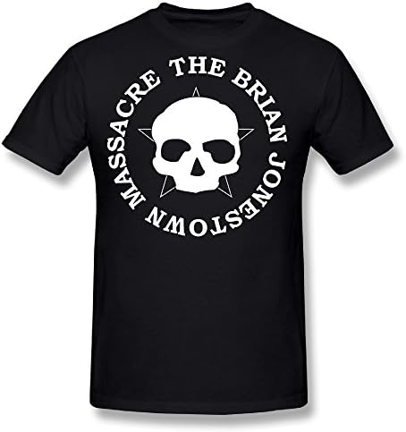 NeloimageMen Brian Jonestown Massacre Skull Image Design Size XL T-Shirt