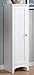 American Furniture Classics 25501 OS Home and Office One Door Tall Storage Pantry, Large, White, 1 Pantry