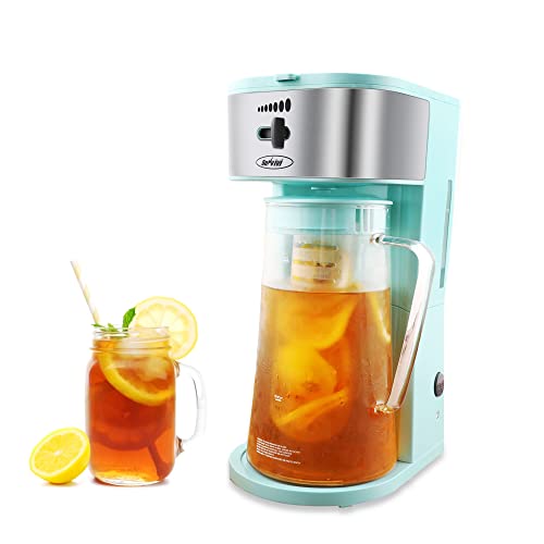 Sunvivi Iced Tea Maker with 3 Quart Glass Pitcher, Iced Coffee Maker