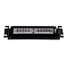 Abrams Focus 2X Series (Purple/White) 36W - 12 LED Funeral Vehicle Truck Windshield Strobe Warning Dash & Deck Light Bar