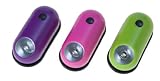 LIGHT IT by Fulcrum 20000-400C Jelly Bean LED Tap Light, Set of 3, Pink, Purple, Green