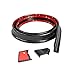 fulion 3D Carbon Fiber Car Rear Wing Lip Spoiler Tail Trunk Boot Roof Trim Luxury 59