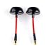 Makerfire 2pcs 5.8GHz FPV Antenna Circular Polarized TX RX RHCP RPSMA for FPV Racing Drone Like QAV250