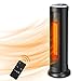 Space Heater for Office -1500W/750W Electric Ceramic Portable Tower Heating Fan w/ 120° Oscillating, black