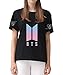 DealRight BTS Love Yourself T Shirt Short Sleeve Jungkook Suga JIN Jimin J-Hope V RM Kpop Tee Crew Neck T-Shirts