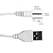 2 PCS Replacement DC Charging Cord USB Charging Cable DC Head Diameter 2.5mm Length 31.5 inch 80 cm 2.62 Fit for Rechargeabl Back Massager Original