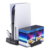 Vertical Stand for PlayStation 5 with Cooling Fan