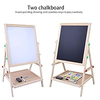 GOTOTOP Kids Easel, 2 in 1 Easel for Kids Double Board Flip-Over Children