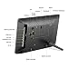 Andoer Digital Photo Picture Frame 13″ FHD 1920X1080 IPS Screen Support Calendar/Clock/MP3/Photos/1080P Video Player with VESA Wall Mounting Bracket, 8GB Memory Card, Remote Control (Black)thumb 3