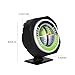Car Inclinometer,Outdoor Auto Mini Compact Ball Compass Luminous LED Car Compass Angle Slope Meter Balancer Measure Equipment