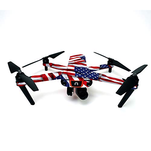 MightySkins Skin for Autel Robotics Evo - Patriot | Protective, Durable, and Unique Vinyl Decal wrap Cover | Easy to Apply, Remove, and Change Styles | Made in The USA