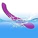 Vibrator,Patekfly Rechargeable Waterproof Smart Wand Massager for Stimulating Women Clit G | Medical SOFE Silicone Vibrator | 3 Powerful Speeds & 10 Pulsating Patterns
