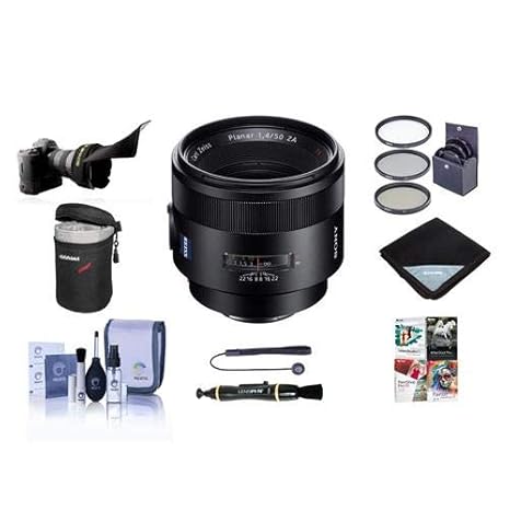 Sony 50 mm f1.4 za Planar T Zeiss Alpha una lente de montaje en cámara