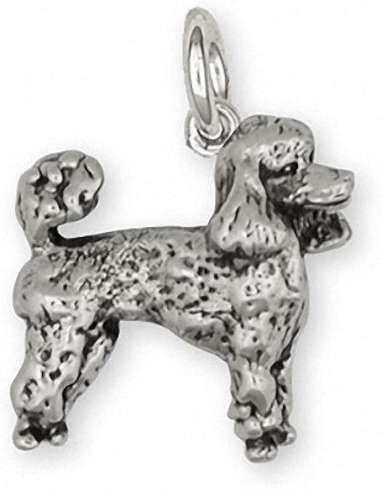 Poodle Jewelry Sterling Silver Poodle Charm Handmade Dog