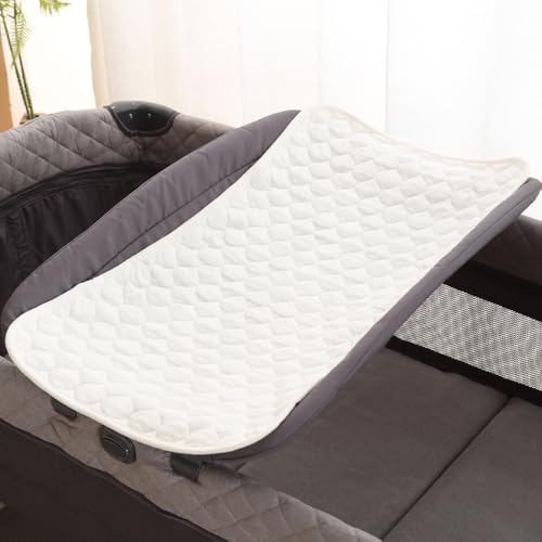 Photo 1 of BlueSnail Washable Underpads,Waterproof,Soft, Portable and Reusable Incontinence Bed Pads for Toddler,Adults,Elderly and Pets (18" x 24" Pack of 3)(Ivory White)