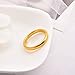 King Will Glory 4mm Gold Plated High Polished Comfort Fit Domed Tungsten Carbide Ring Wedding Band