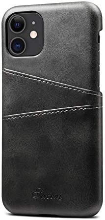 Cover Case for iPhone 11,TACOO Soft PU Leather Slim Thin Protective Credit Card Slot Holder Durable Boy Girl Men Women Shell