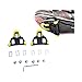 Beststar Bike Cleats – Self-Locking Cycling Pedals Cleat – Indoor Cycling & Road Bike Bicycle Cleat Set, Compatible with Shimano&Look Shoes #81539(Yellow)thumb 2