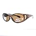 OTG Fit Over Glasses Oval Polarized Lens Sunglasses 100% UV Protection Brown