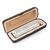 Kmise Harmonica Harfe Mund Orgel Phosphor Schlüssel von C 10 Löcher mit Gehäuse (Chromatisch)